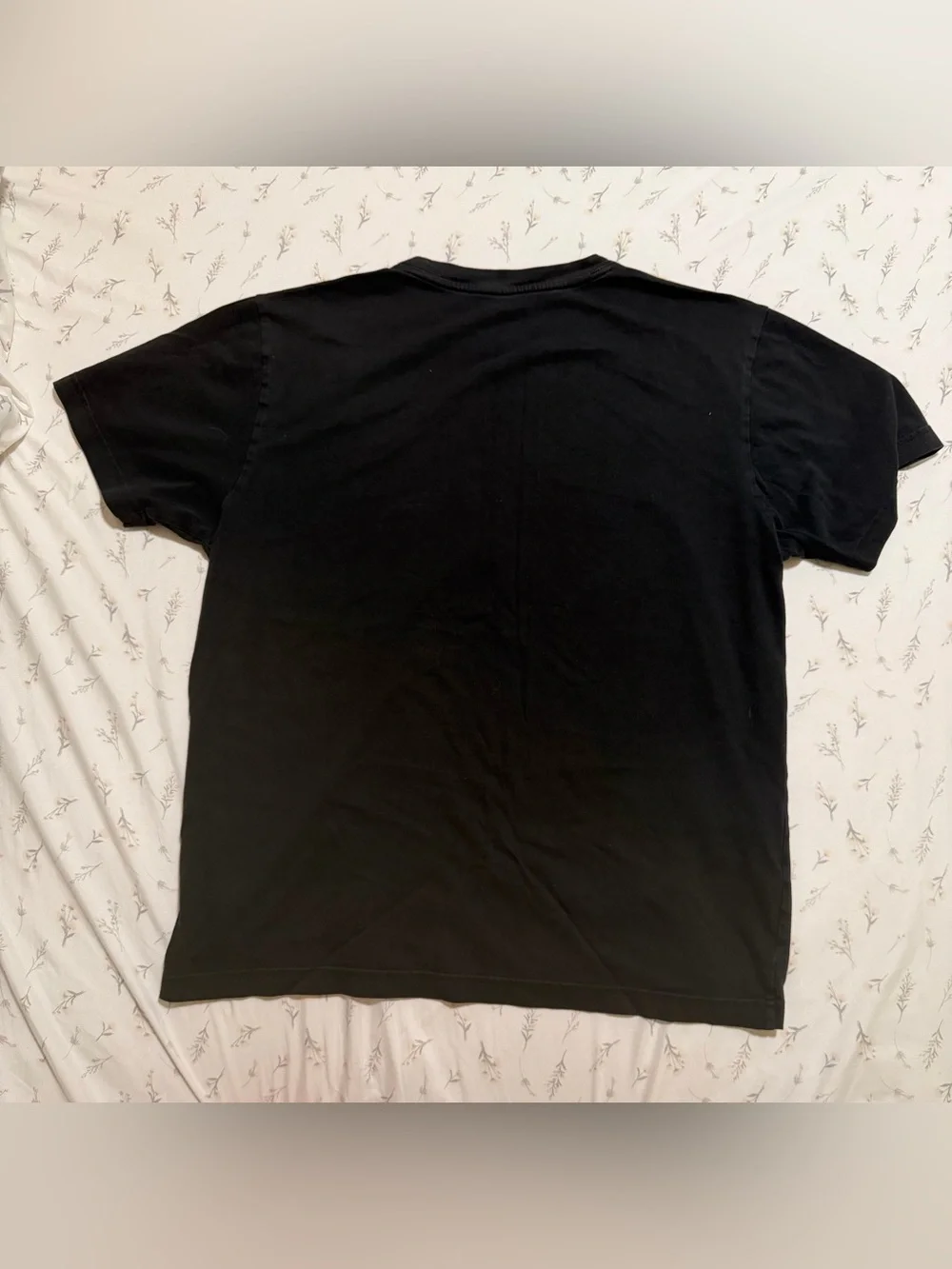 Black Short Sleeve Crew Neck